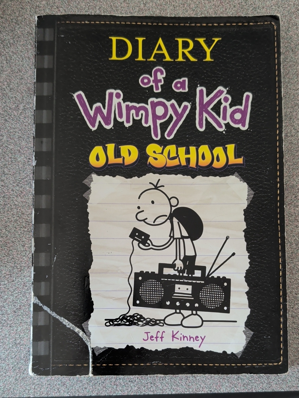 Diary of a Wimpy Kid: Old School — Black Cover